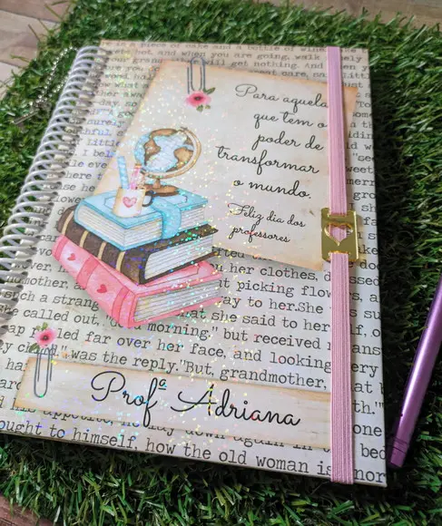 Caderno Personalizado Dia dos Professores