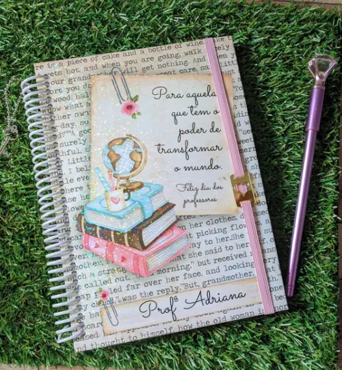 Caderno Personalizado Dia dos Professores
