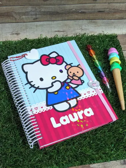 Caderno Personalizado Hello Kitty