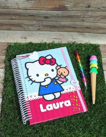 Caderno Personalizado Hello Kitty