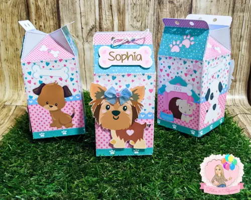 Caixa Milk Personalizada Cachorrinho
