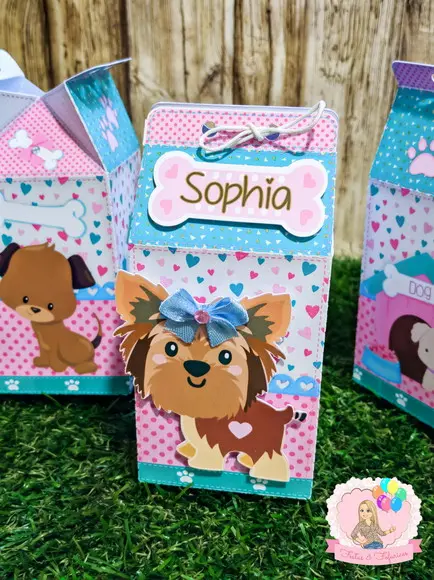 Caixa Milk Personalizada Cachorrinho