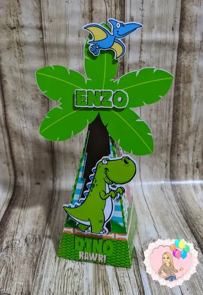 Caixinha Cone Dinossauro