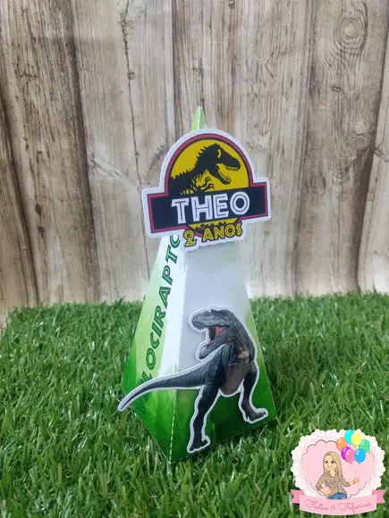 Caixinha Cone Dinossauro
