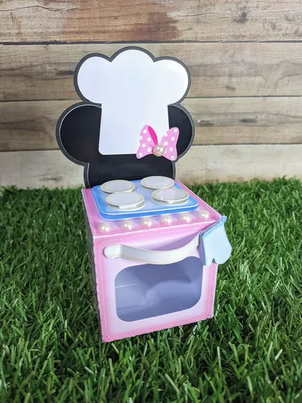 Caixinha Fogão Minnie Confeiteira