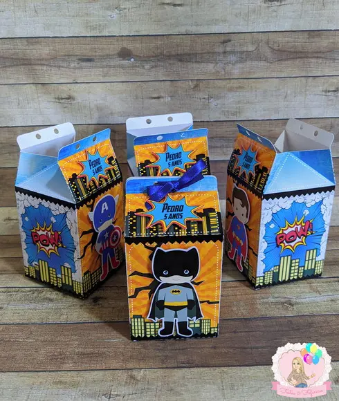 Caixinha Milk Heróis Vingadores