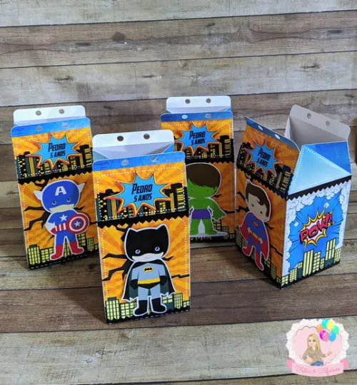 Caixinha Milk Heróis Vingadores