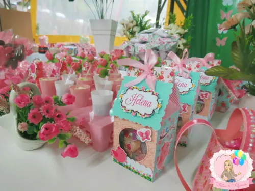 Caixinha Milk Jardim Floral Passarinhos