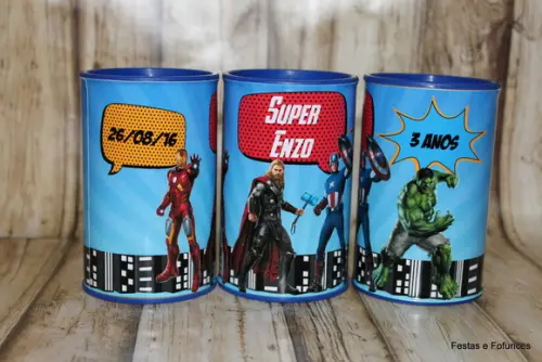 Cofrinho Personalizado Vingadores