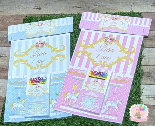 Kit de Colorir Carrossel