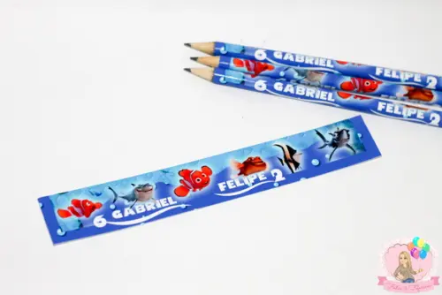 Lápis Personalizado Nemo e Dory