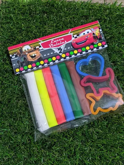Lembrancinha Kit Massinha Carros