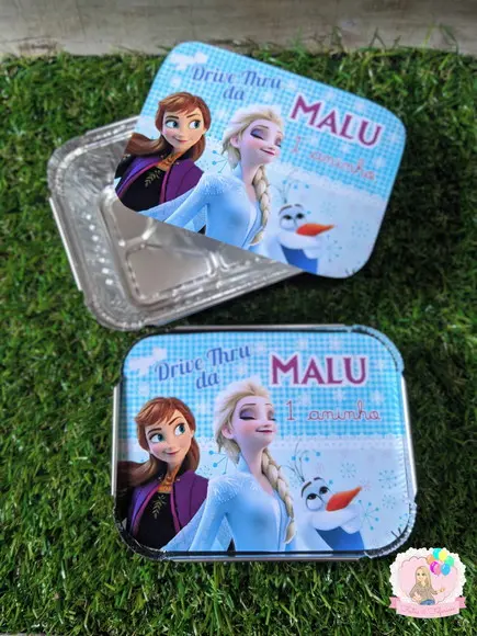 Marmitinha Personalizada Frozen
