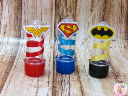 Mini Tubete Liga da Justiça Heróis