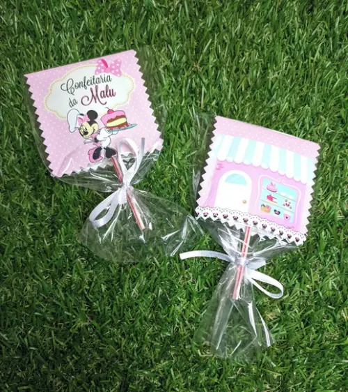 Pirulito Minnie Confeiteira