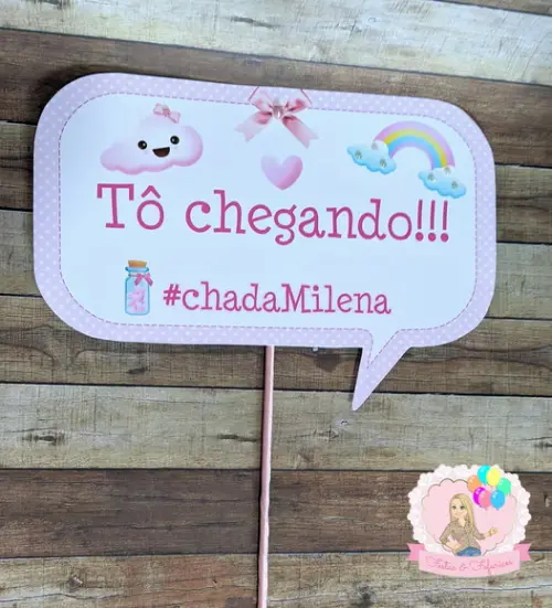 Plaquinhas Chuva de Amor