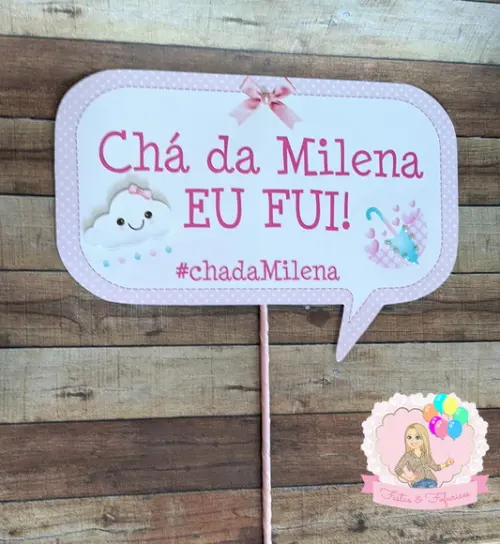 Plaquinhas Chuva de Amor