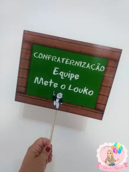 Plaquinhas para Foto Festa Boteco