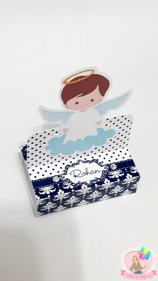 Porta Chocolate Duplo Batizado