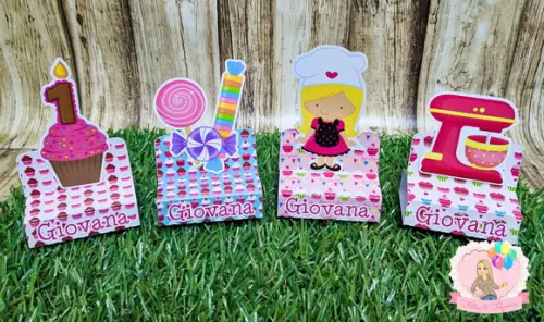 Porta Chocolate Duplo Festa Confeitaria
