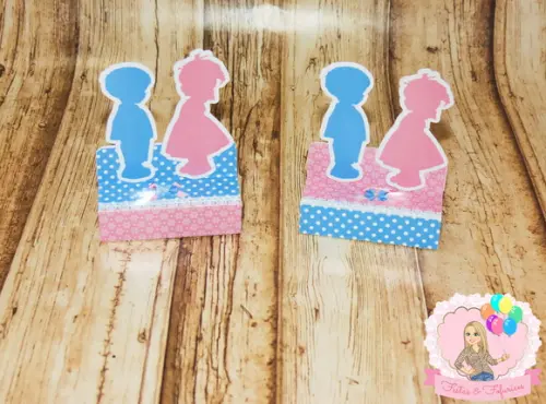 Porta Chocolate Duplo Chá Revelação