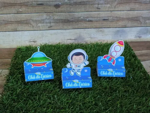Porta Chocolate Duplo Menino Astronauta