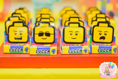Porta Chocolate Duplo Lego