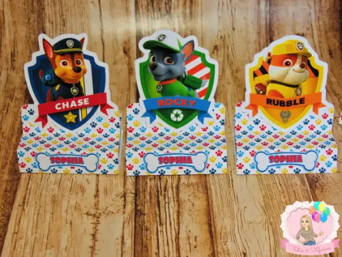 Porta Chocolate Duplo Patrulha Canina