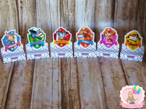Porta Chocolate Duplo Patrulha Canina