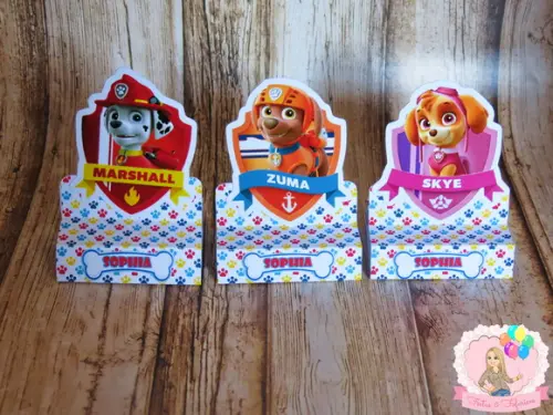 Porta Chocolate Duplo Patrulha Canina