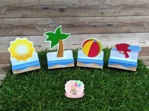 Porta Chocolate Duplo Praia Pool Party