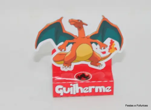 Porta Chocolate Duplo Pokemon