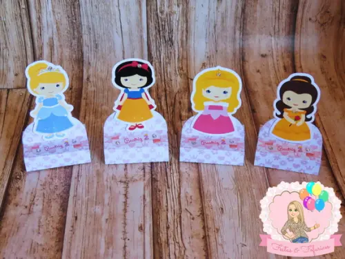 Porta Chocolate Duplo Princesas