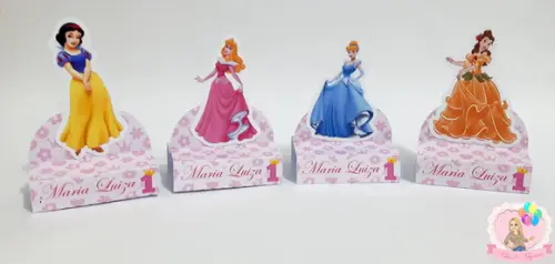 Porta Chocolate Duplo Princesas