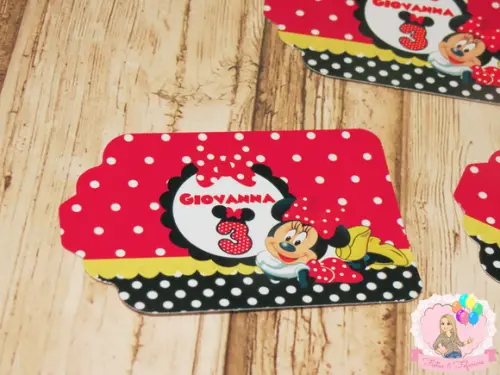 Tag de Agradecimento Festa Minnie