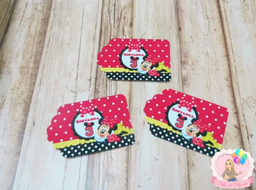 Tag de Agradecimento Festa Minnie