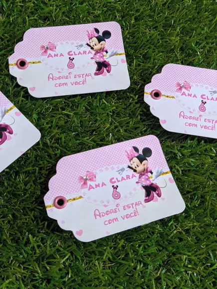 Tag de Agradecimento Minnie