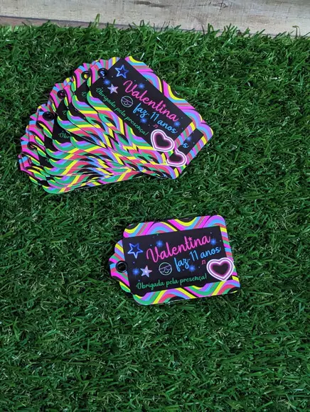Tag Festa Neon