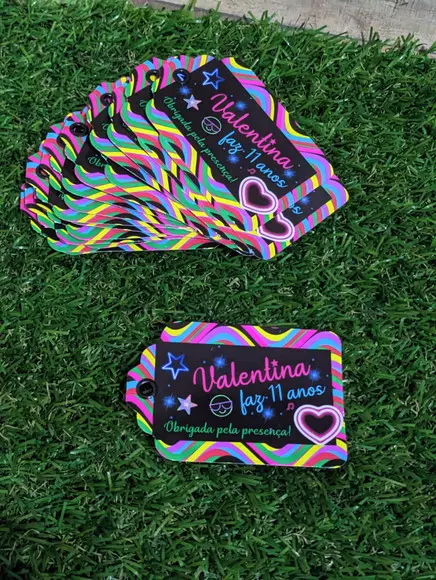 Tag Festa Neon