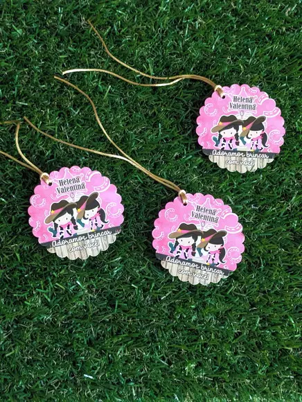 Tag Personalizada Cowgirl