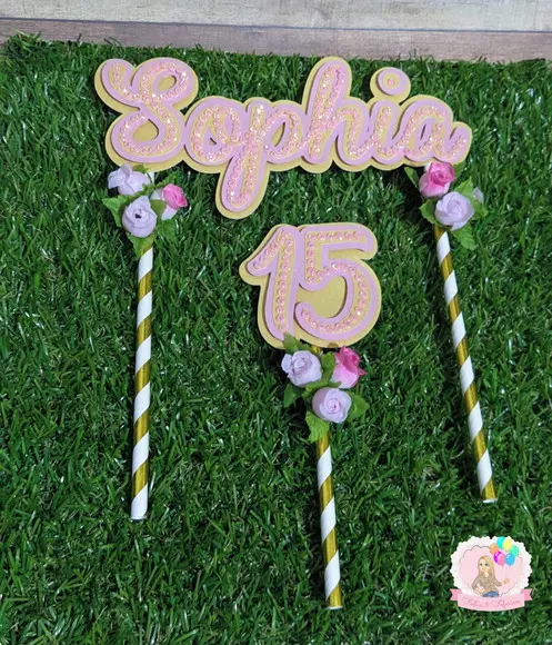 Topo de Bolo 15 Anos
