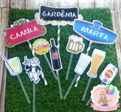 Topo de Bolo Festa Boteco
