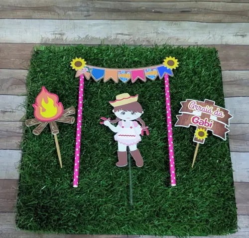 Topo de Bolo Festa Junina