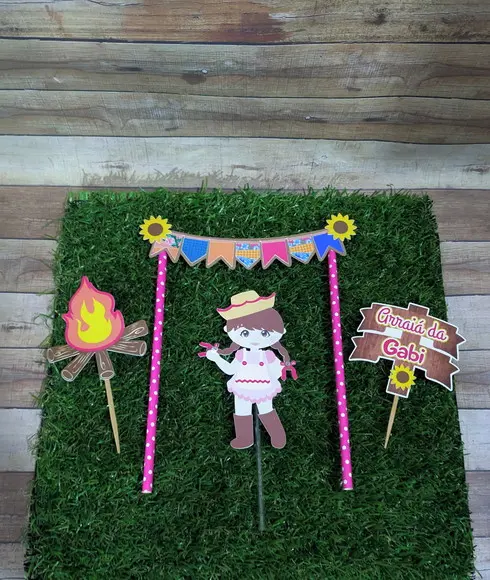Topo de Bolo Festa Junina