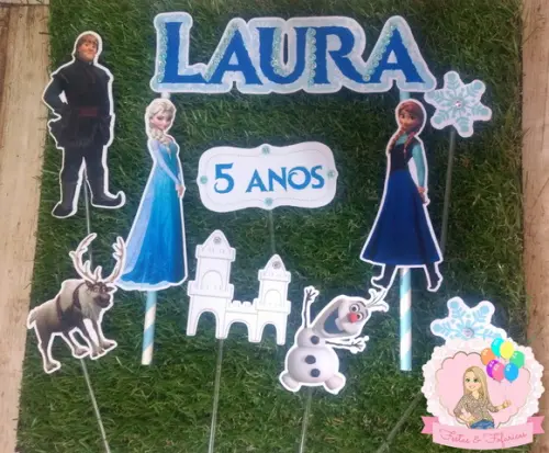 Topo de Bolo Frozen