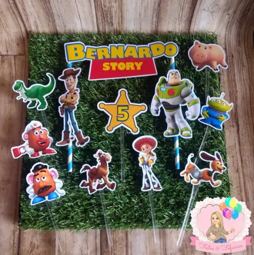 Topo de Bolo Toy Story