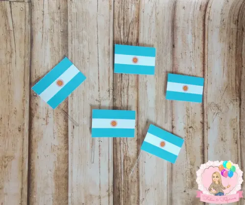Topper Bandeira Argentina