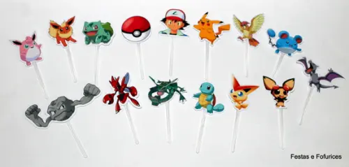 Topper Docinho Pokemon