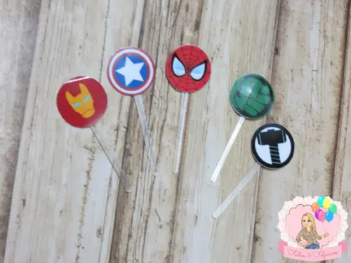 Toppers Docinho Heróis Vingadores