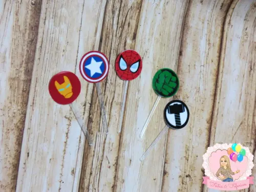 Toppers Docinho Heróis Vingadores